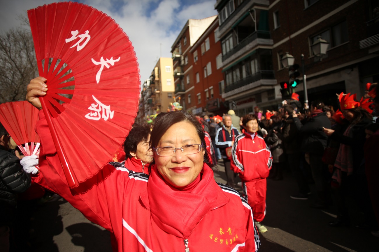 <p>Desfile con motivo del Año Nuevo chino en Usera</p>