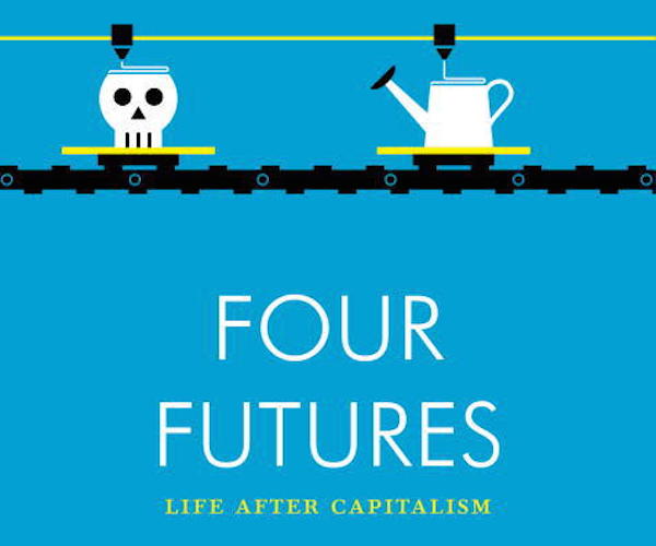 <p>Ilustración del libro 'Four Futures' de Peter Frase</p>