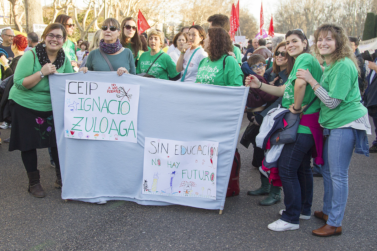 <p>9M. Manifestación por la educación pública en Madrid. </p>