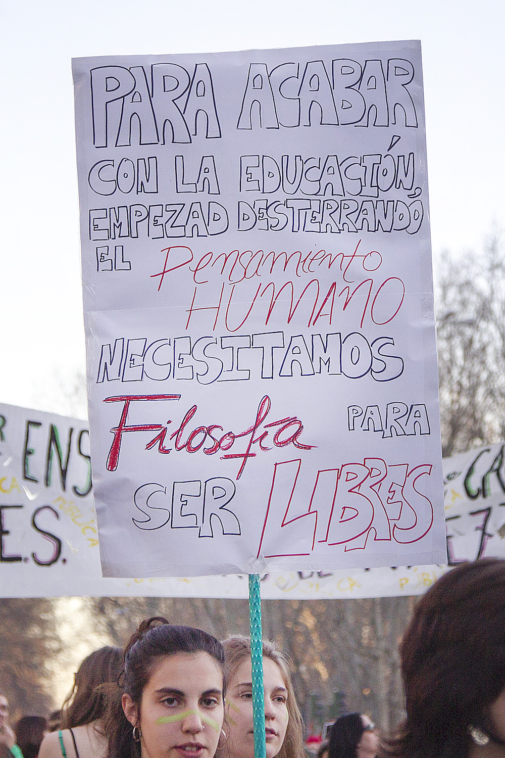 <p>9M. Manifestación por la educación pública en Madrid. </p>