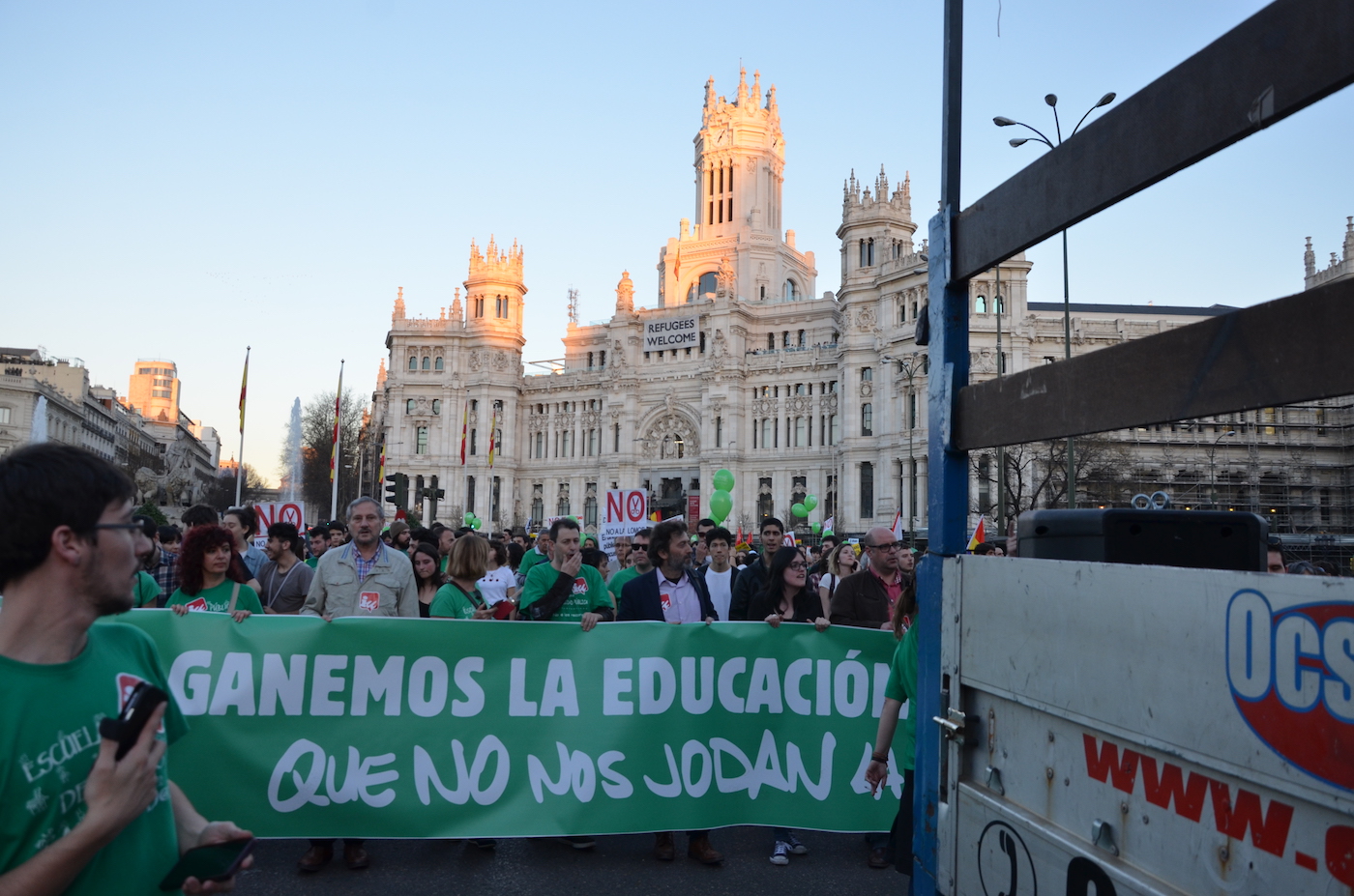 <p>9M. Manifestación por la educación pública en Madrid. </p>