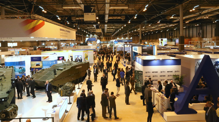 <p>Salón Internacional de Tecnologías para la Seguridad y la Defensa, en Madrid, en 2015.</p>