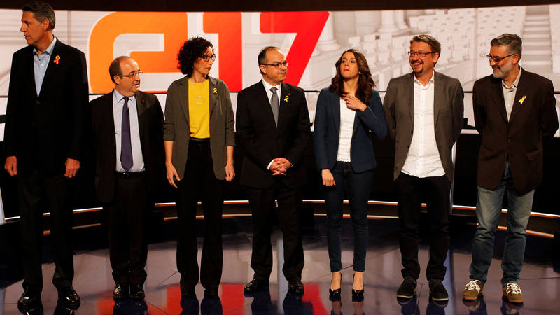 <p>Candidatos para las elecciones catalanas. </p>