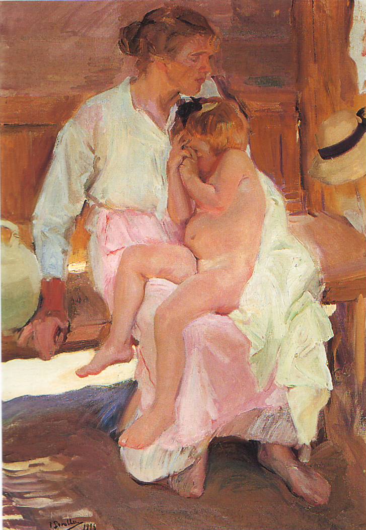 <p>'Madre e hija (playa de Valencia)' (1916)</p>