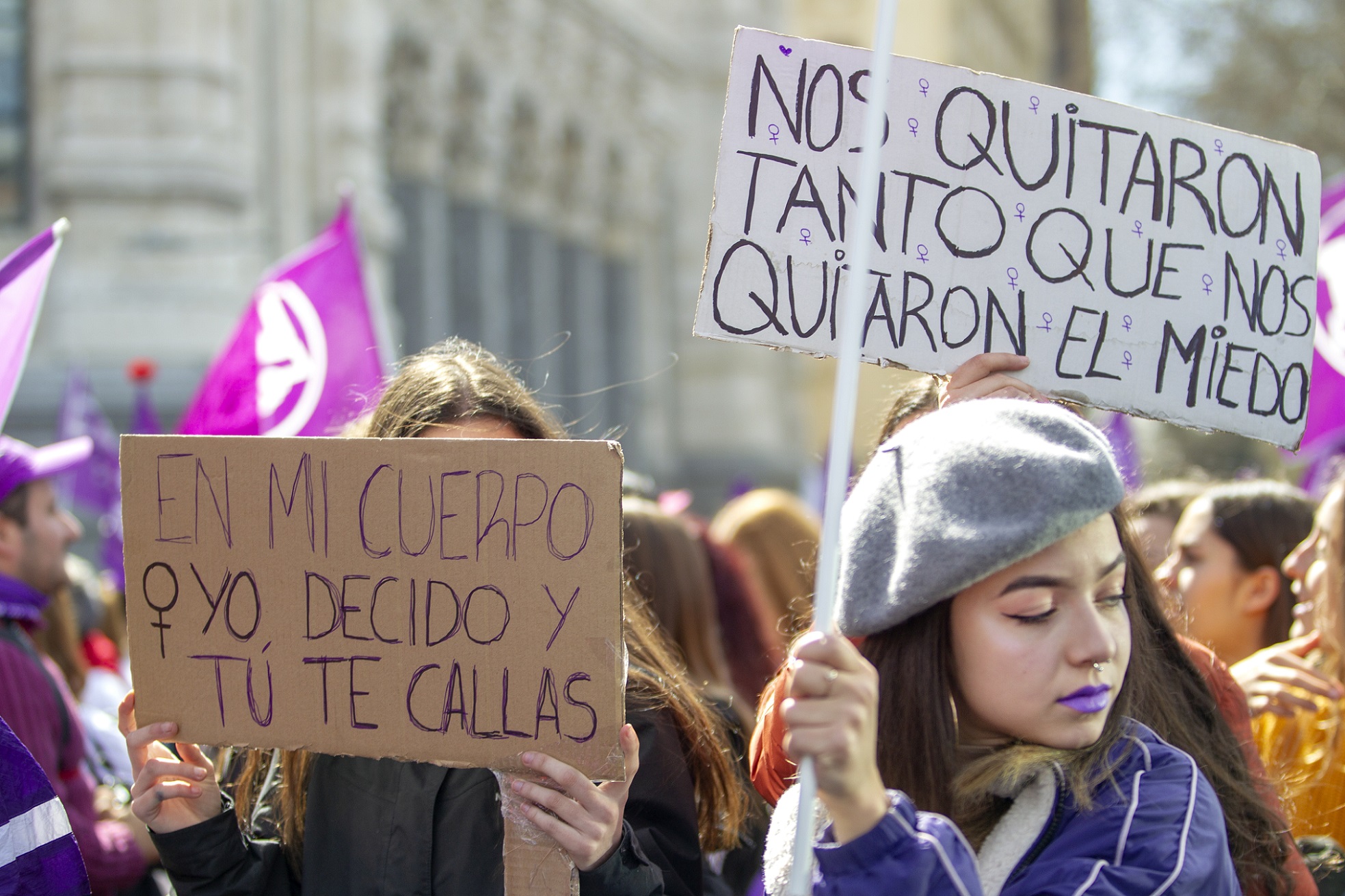 <p>Huelga feminista del 8 de marzo de 2019.</p>