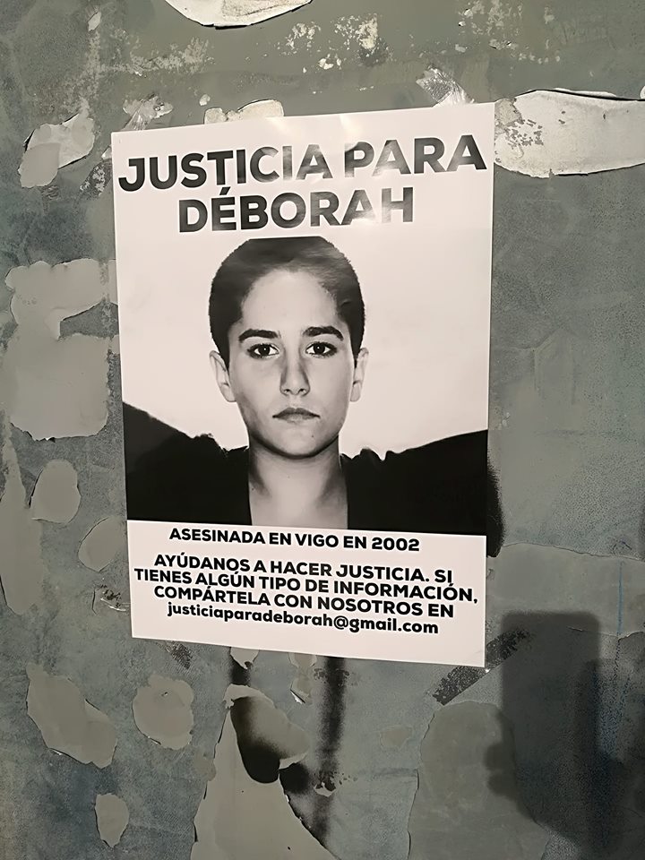<p>Un cartel reclama justicia para Déborah. Imagen obtenida de Facebook.</p>