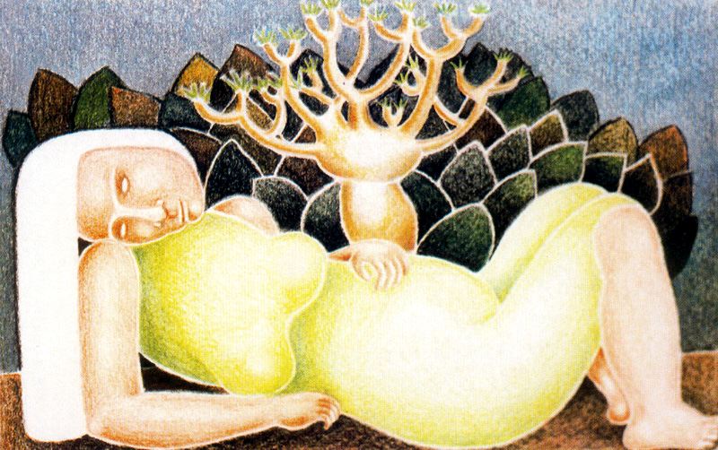 <p>Maternidad (1997). Obra de Jane Millares.</p>