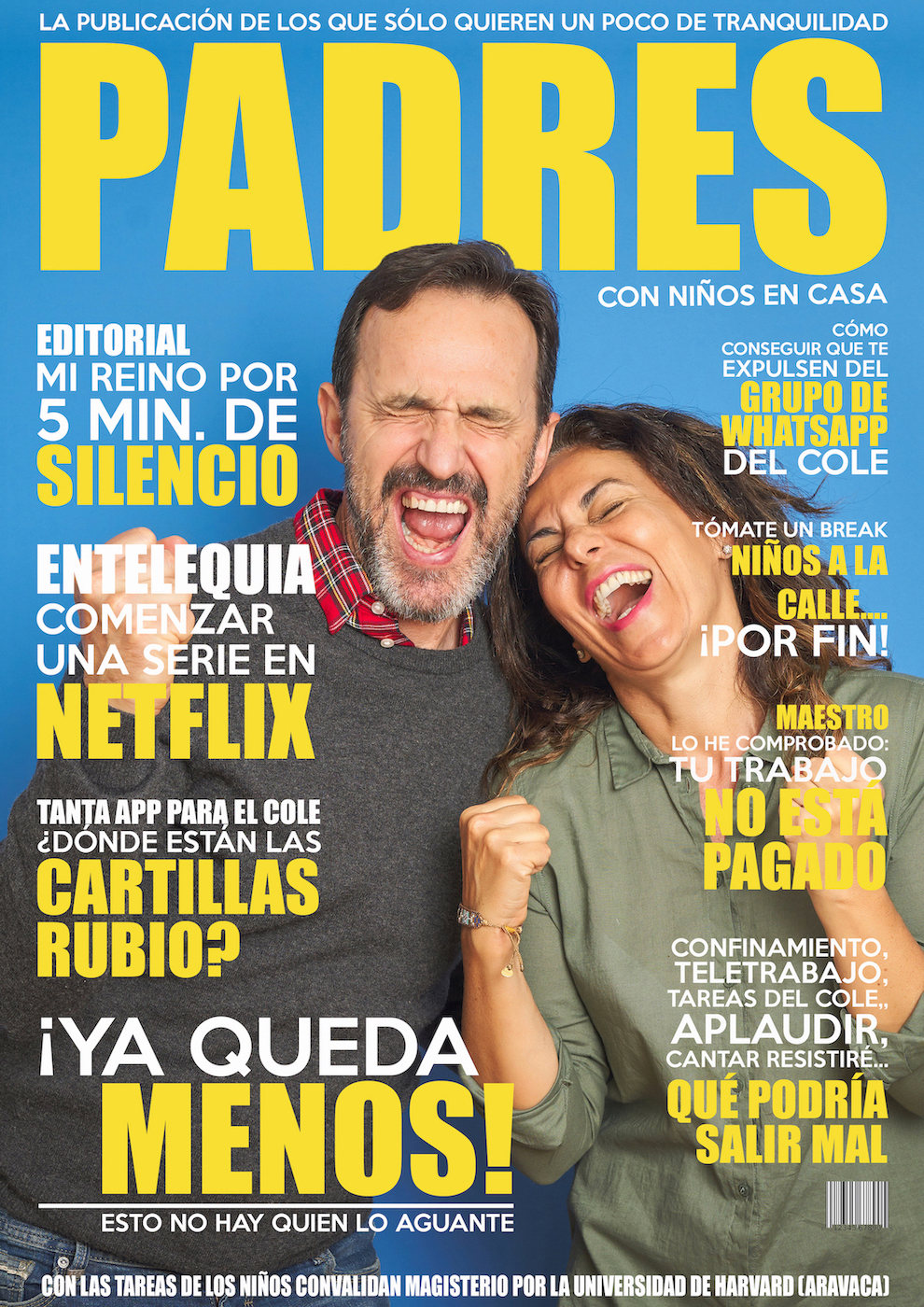 <p>Revista ficticia <em>Arquetipos de cuarentena </em>(nº10, 'Padres').</p>