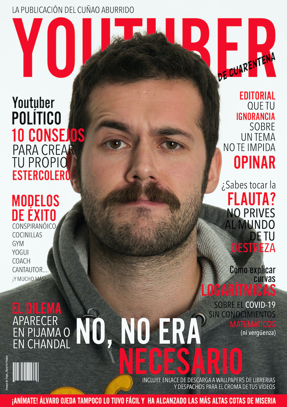 <p>Revista ficticia <em>Arquetipos de cuarentena </em>(nº16, 'Youtuber').</p>