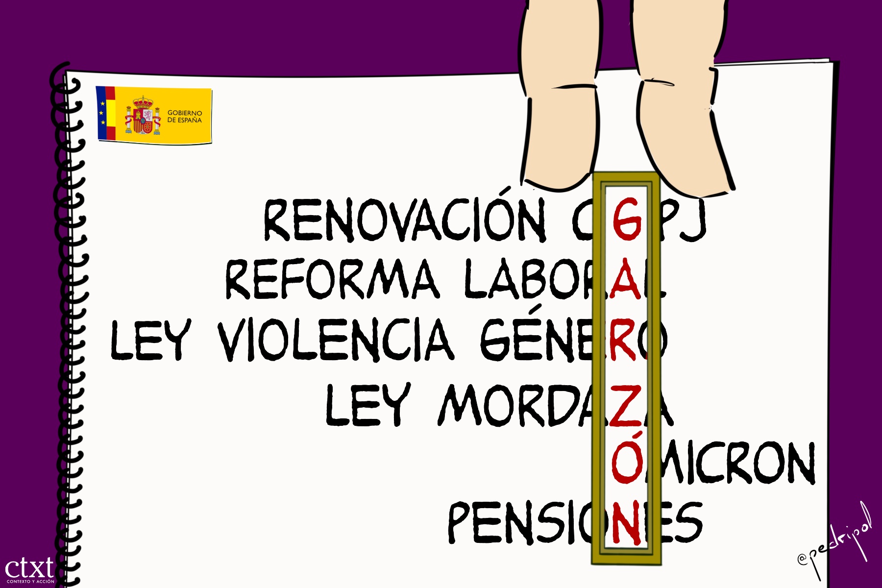 <p>Garzón, Derecha, Agenda de Gobierno </p>