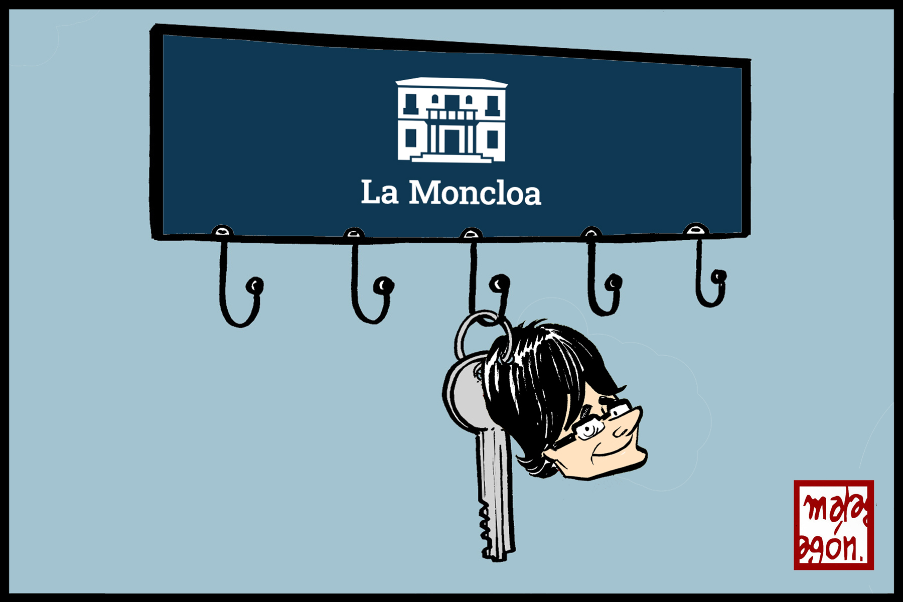 <p><em>La Moncloa</em>. / <strong>Malagón</strong></p>